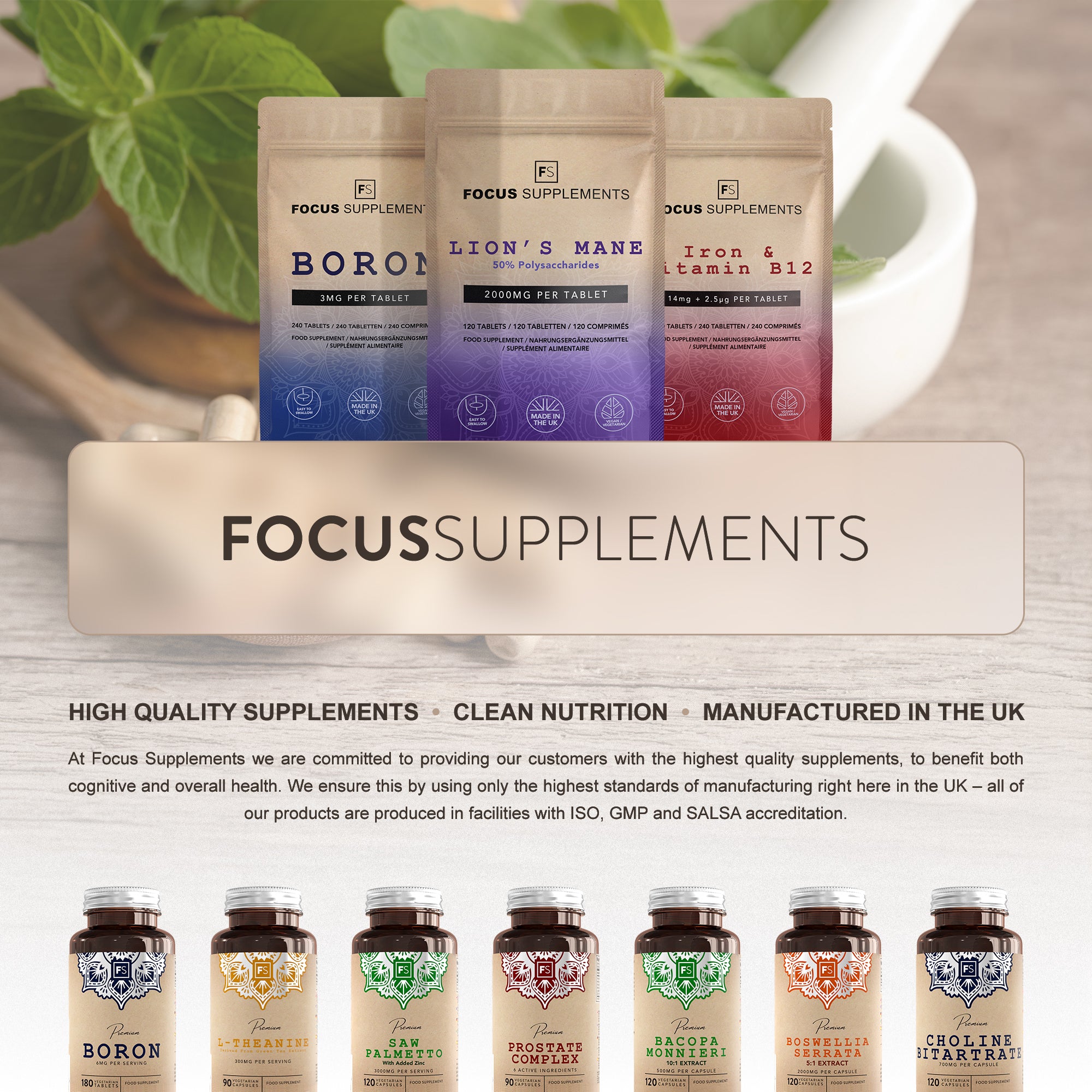 Lion’s Mane 50:1 Extract 2000mg