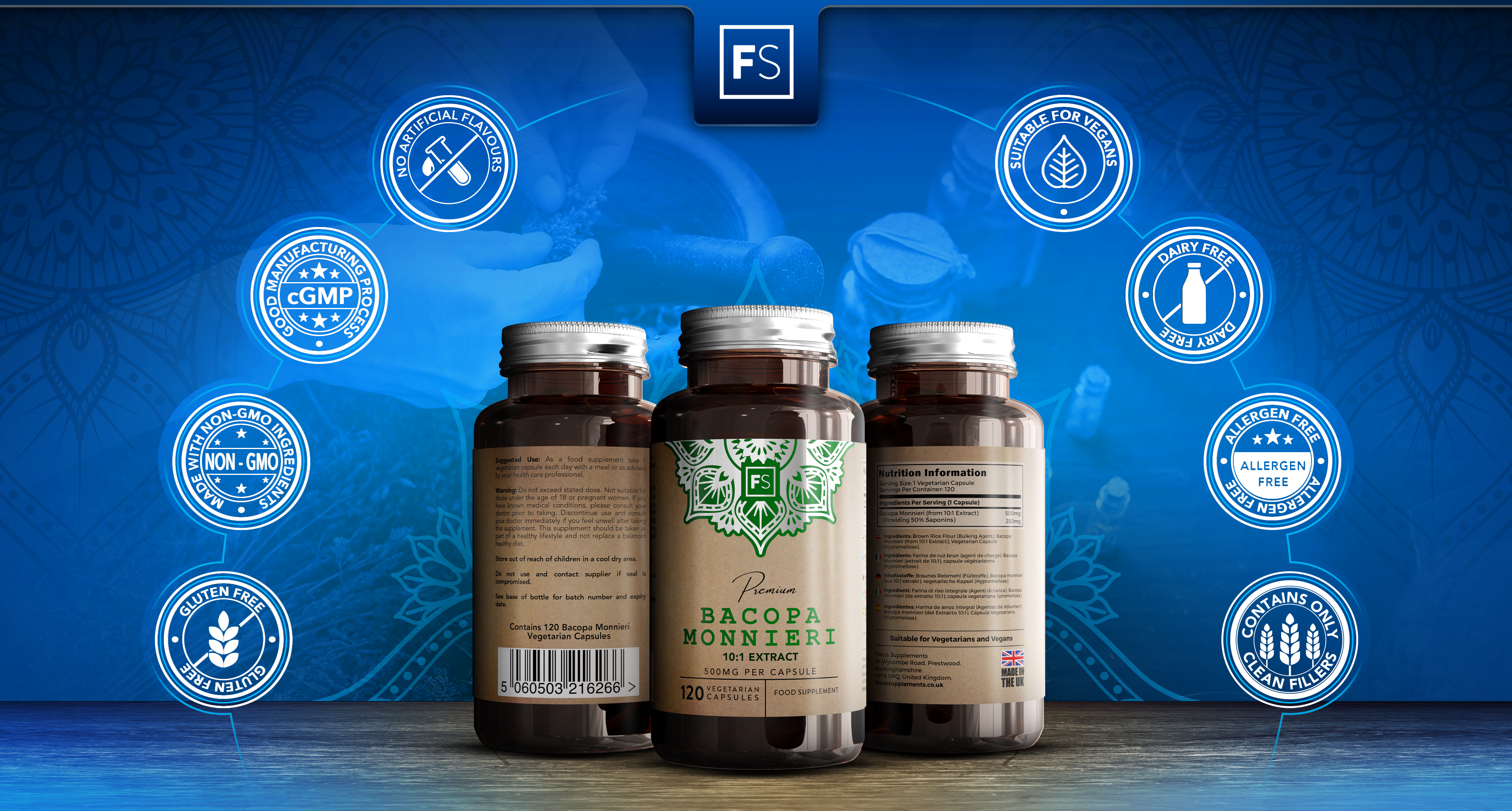 Bacopa Monnieri 10:1 Extract