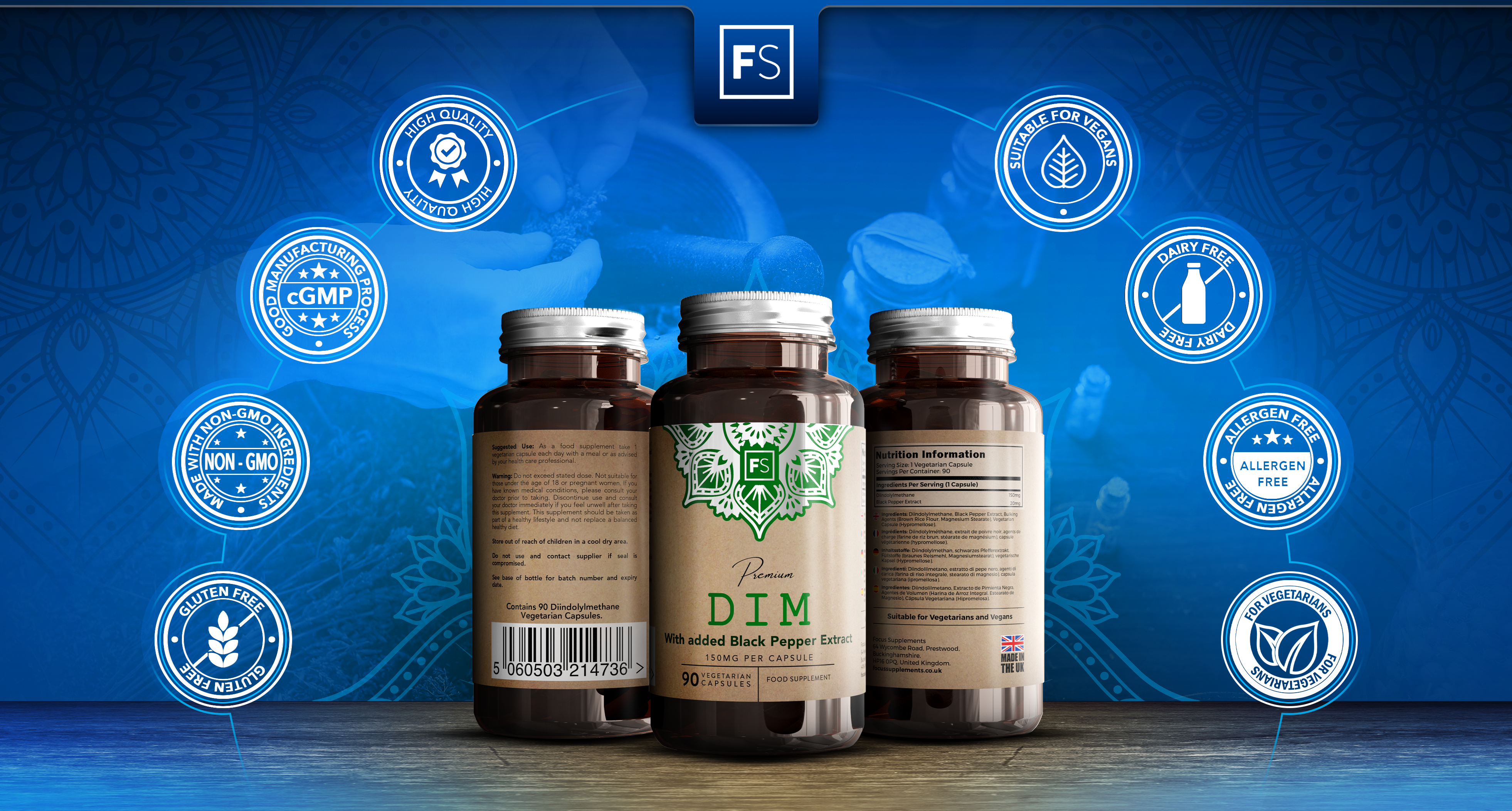 DIM (Diindolylmethane with Black Pepper Extract)