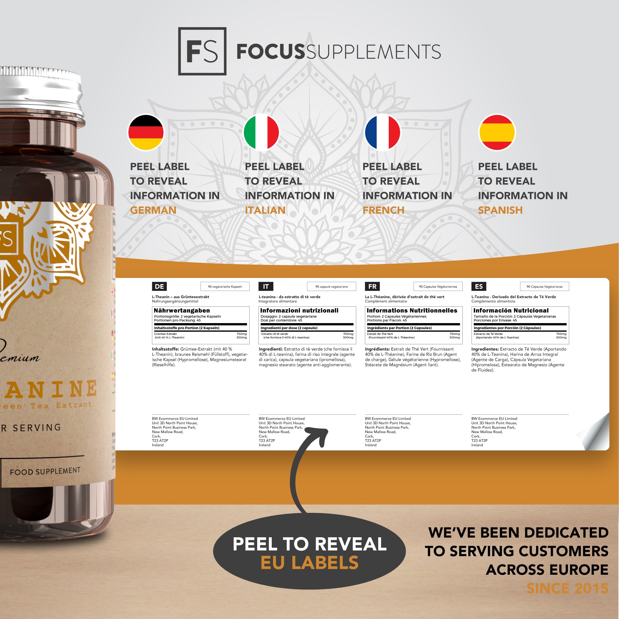 L-Theanine (From Green Tea Extract)