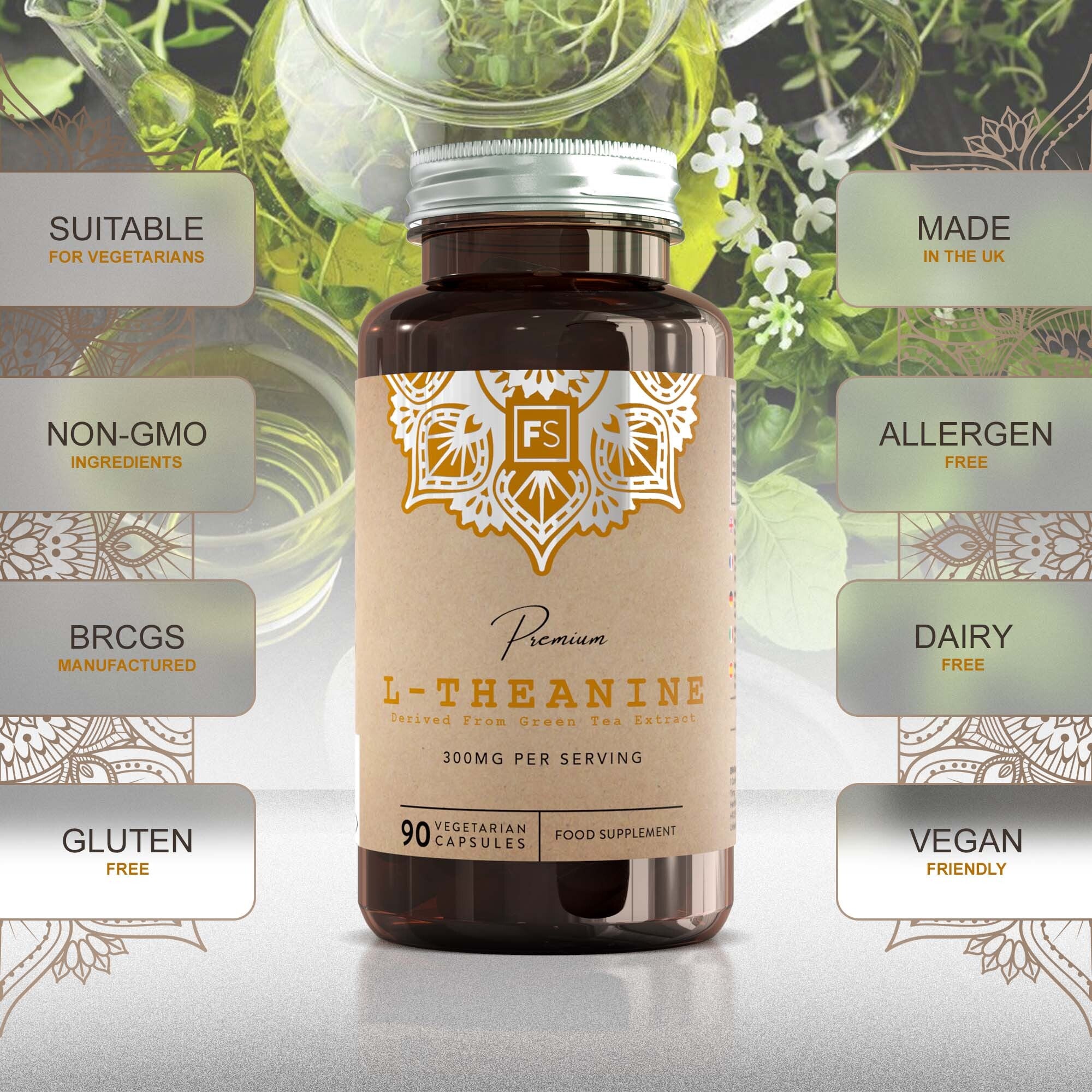 L-Theanine (From Green Tea Extract)