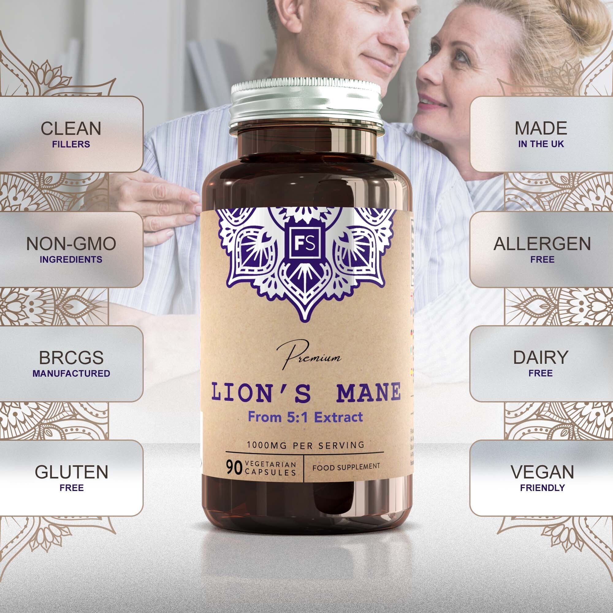 Lion’s Mane 5:1 Extract 1000mg