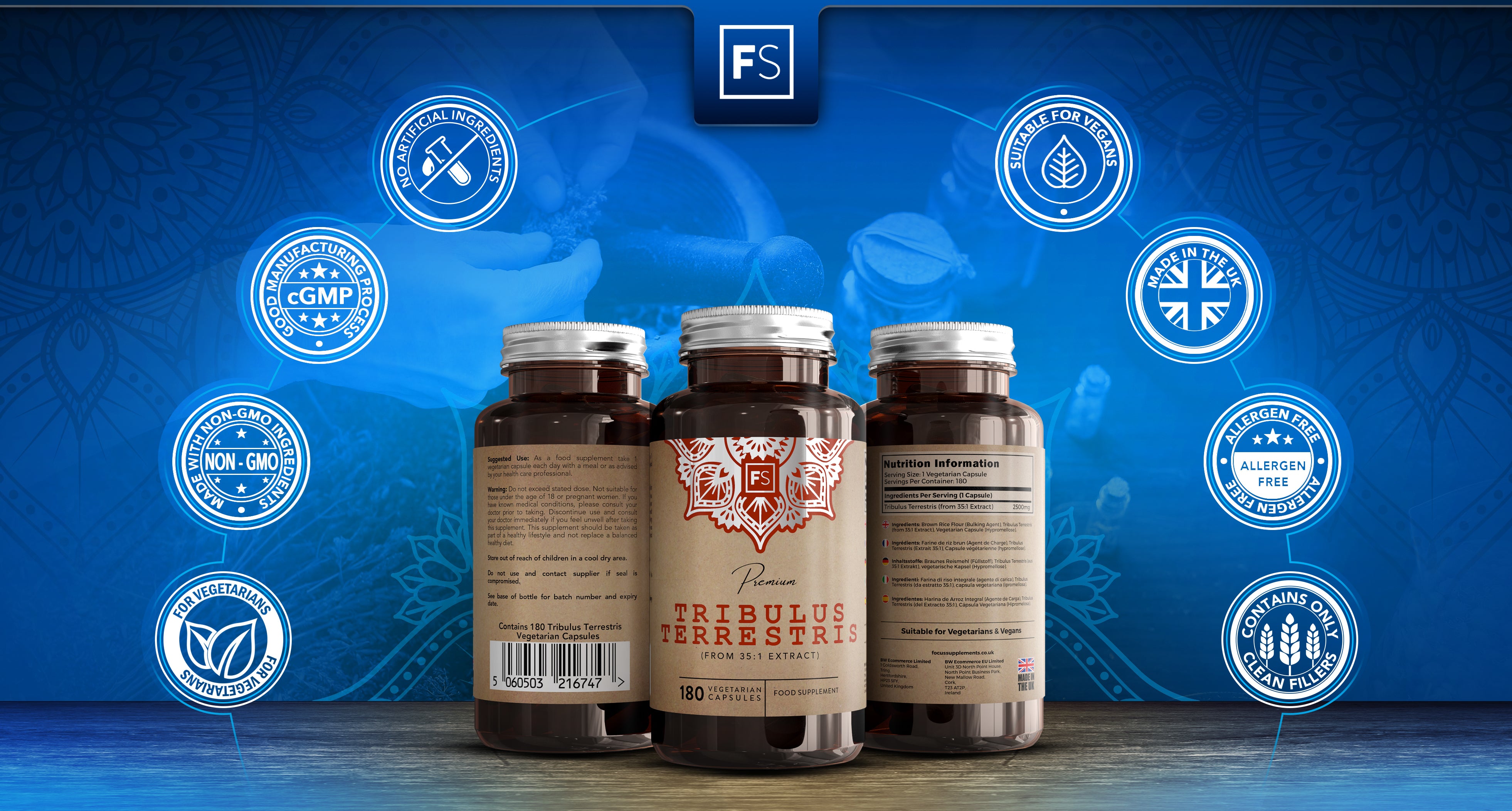 Tribulus Terrestris 35:1 Extract