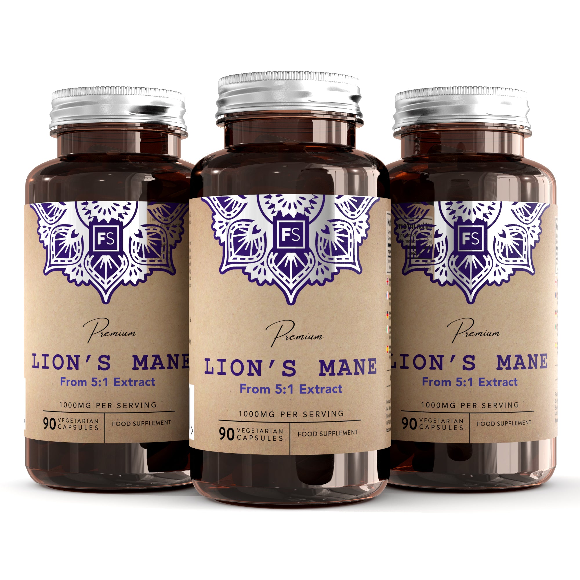 Lion’s Mane 5:1 Extract 1000mg