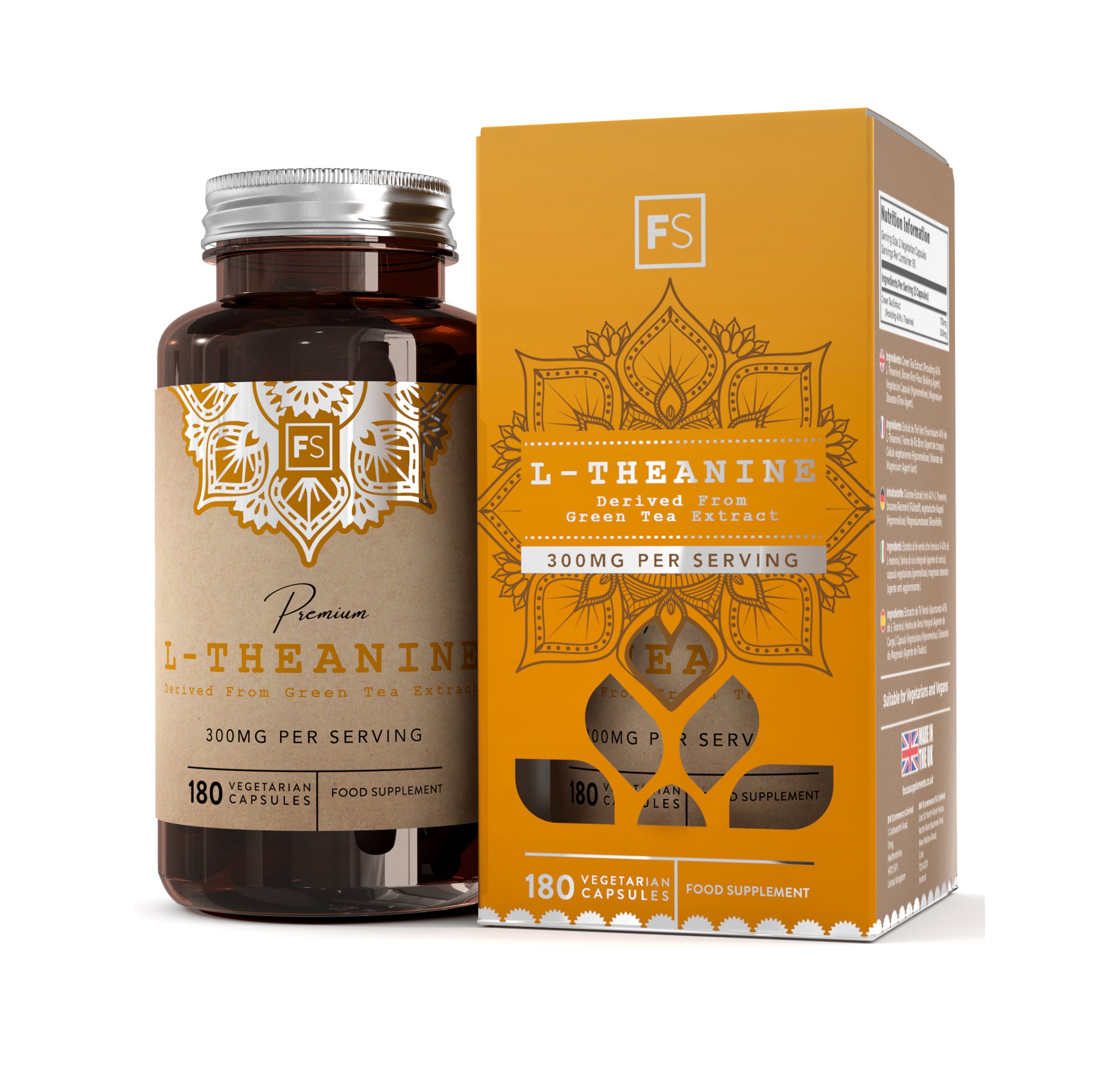 L-Theanine (From Green Tea Extract)
