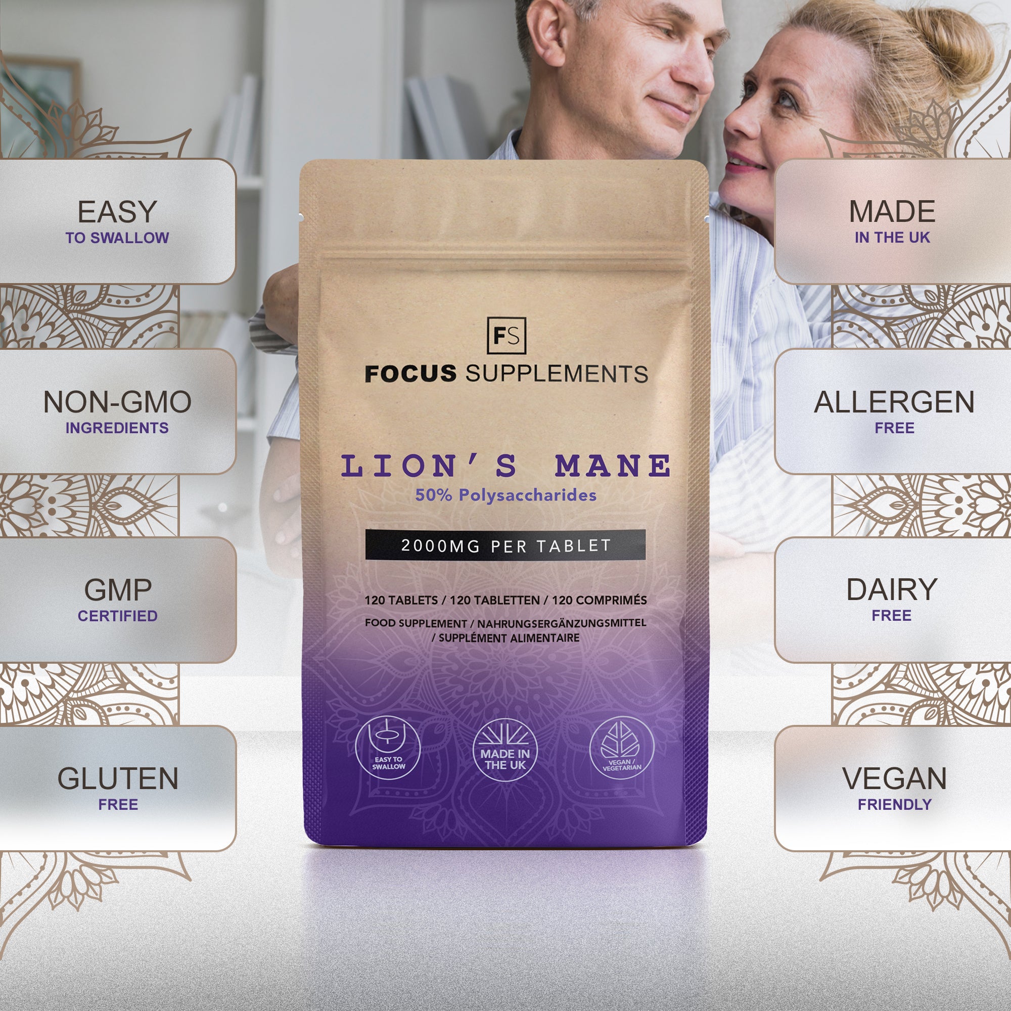 Lion’s Mane 50:1 Extract 2000mg