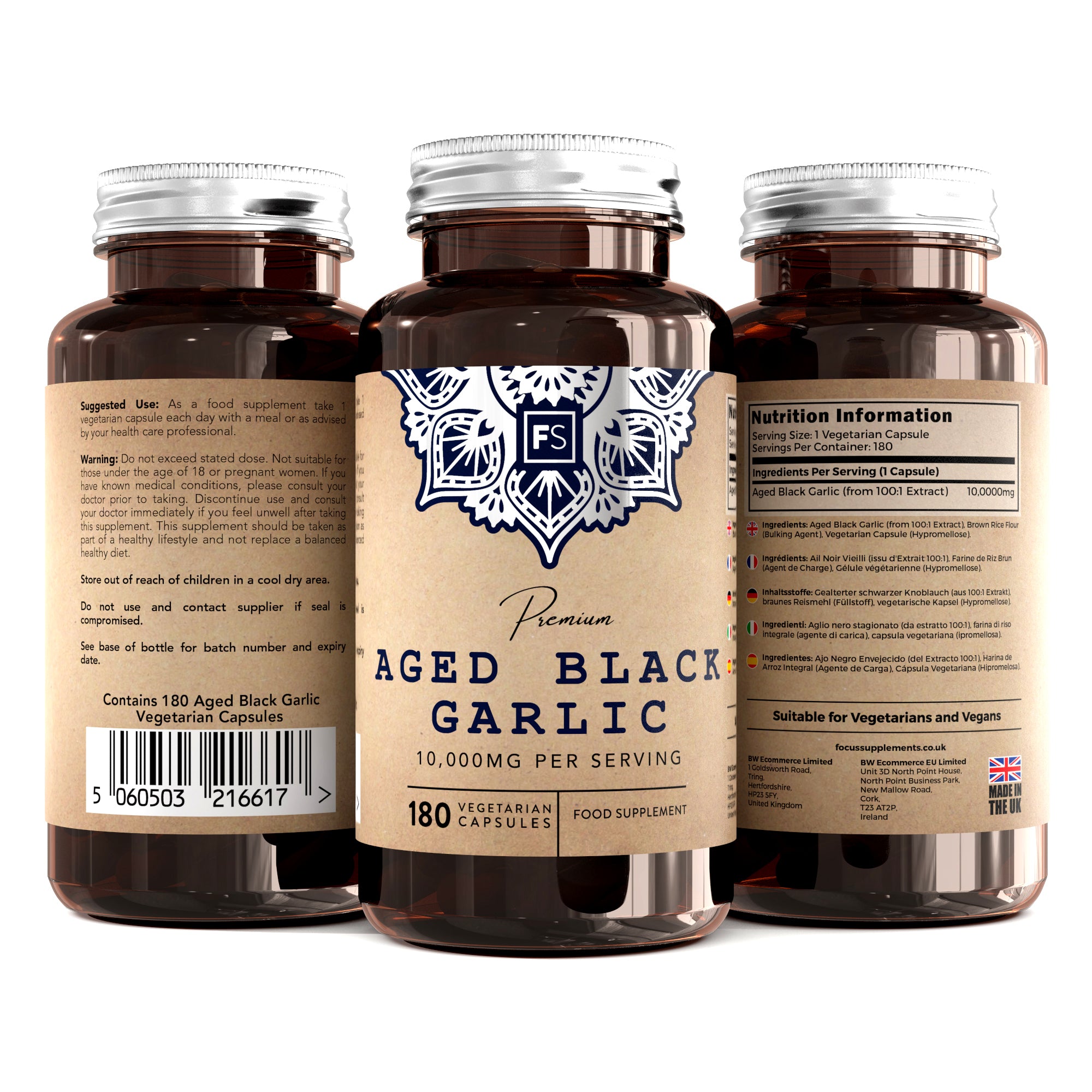 Aged Black Garlic 10,000mg
