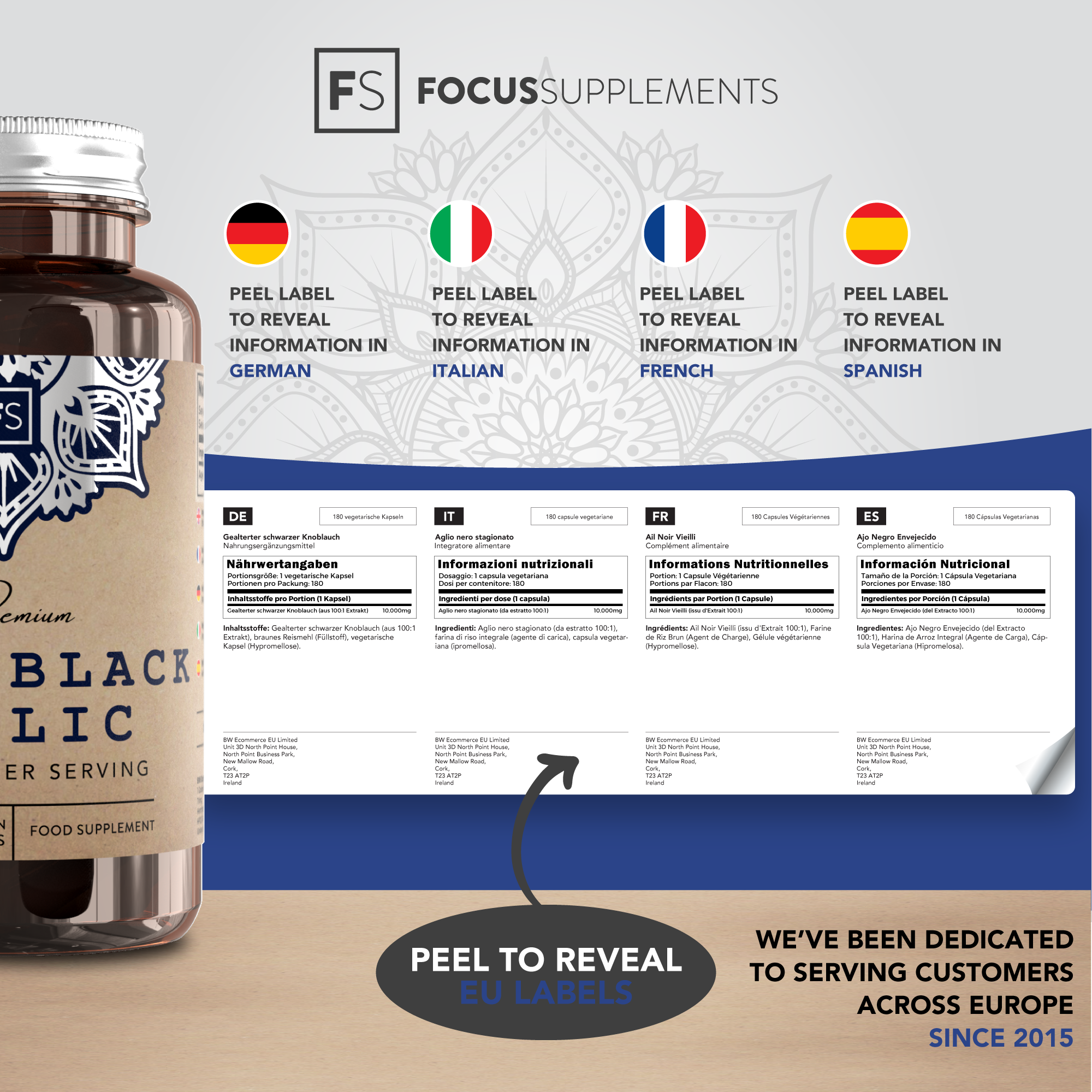 Aged Black Garlic 10,000mg