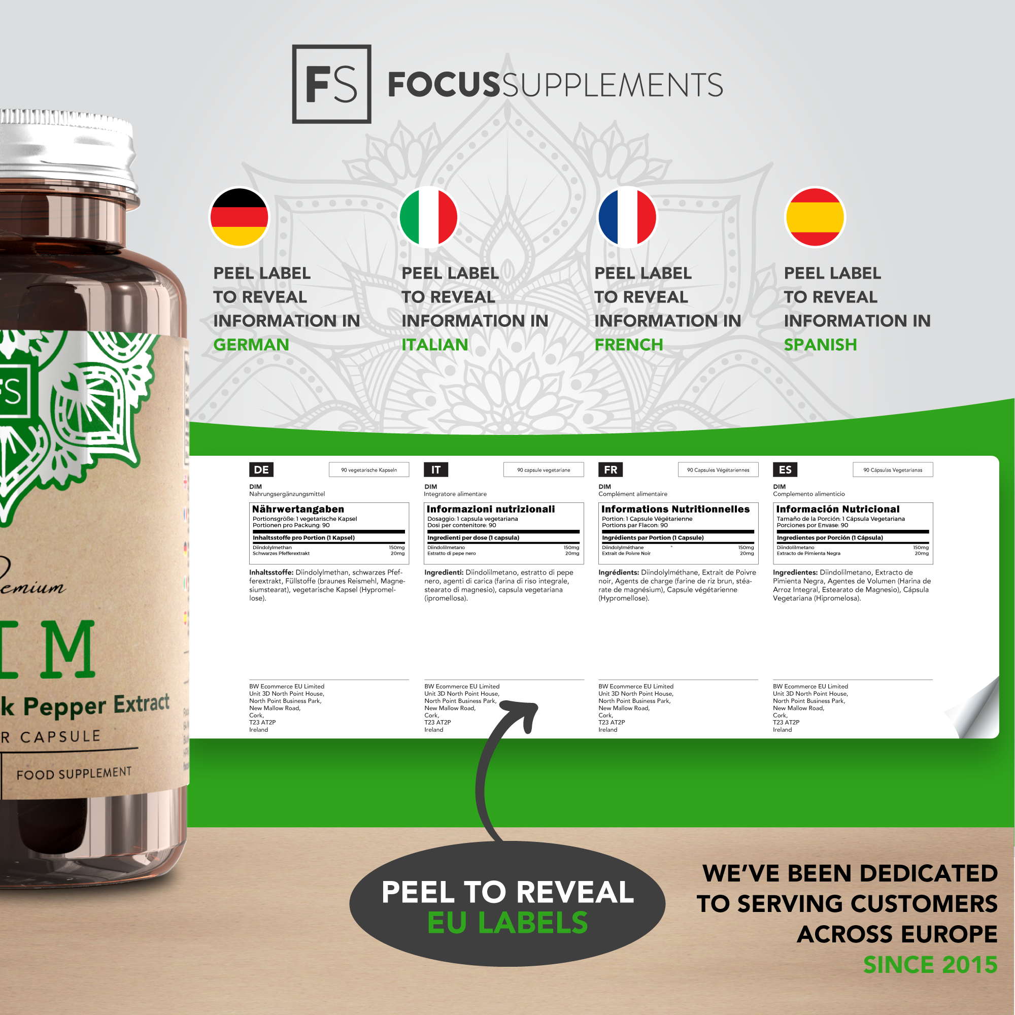 DIM (Diindolylmethane with Black Pepper Extract)