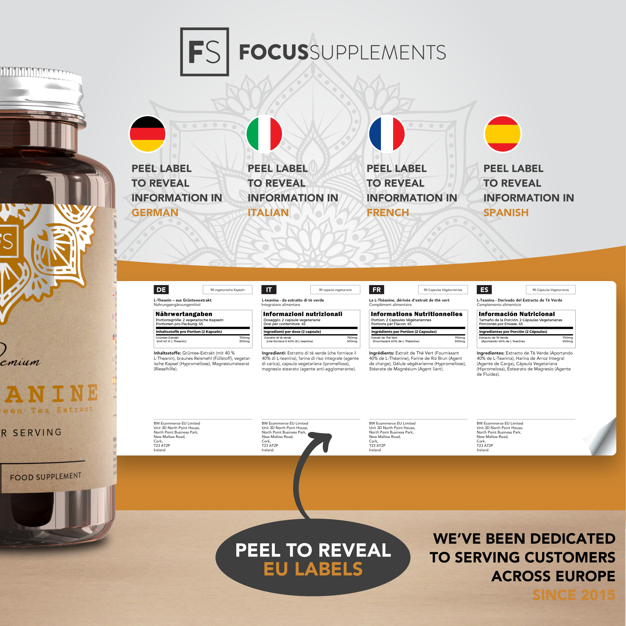 L-Theanine (From Green Tea Extract)
