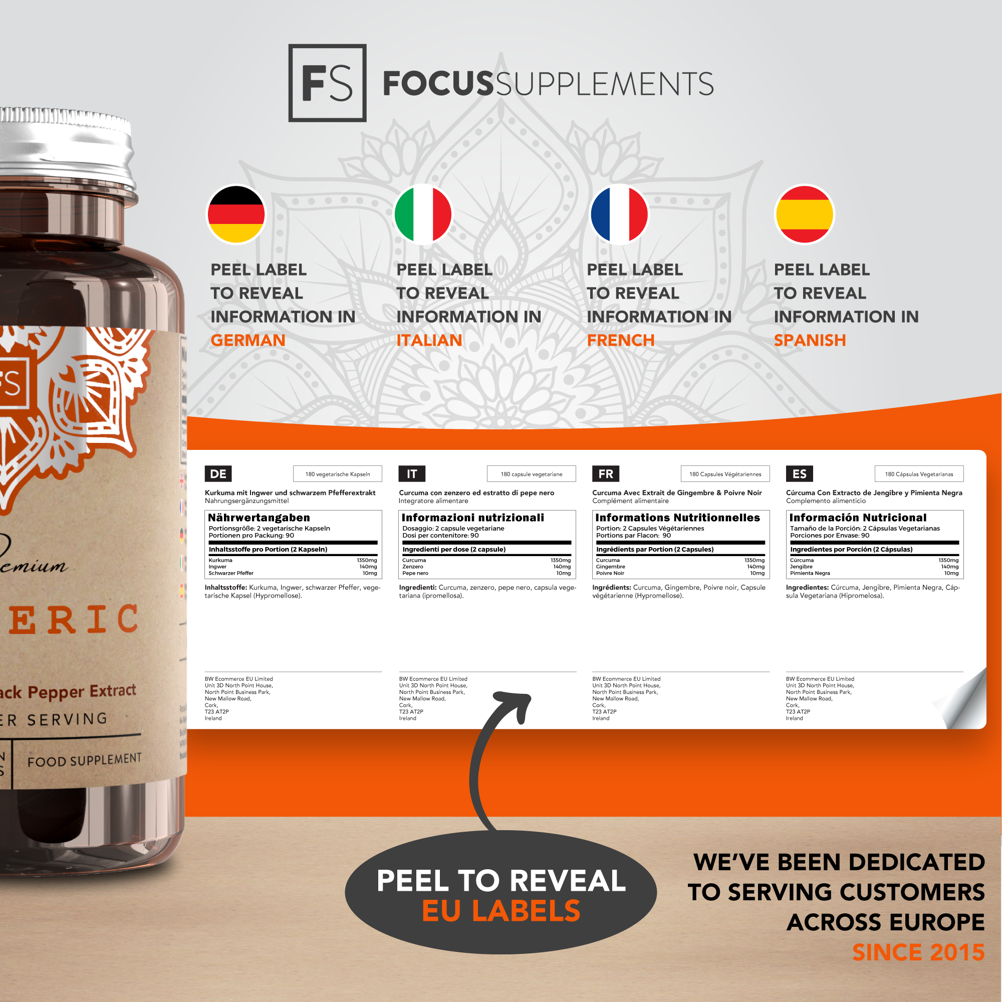 Turmeric, Ginger & Black Pepper Extract