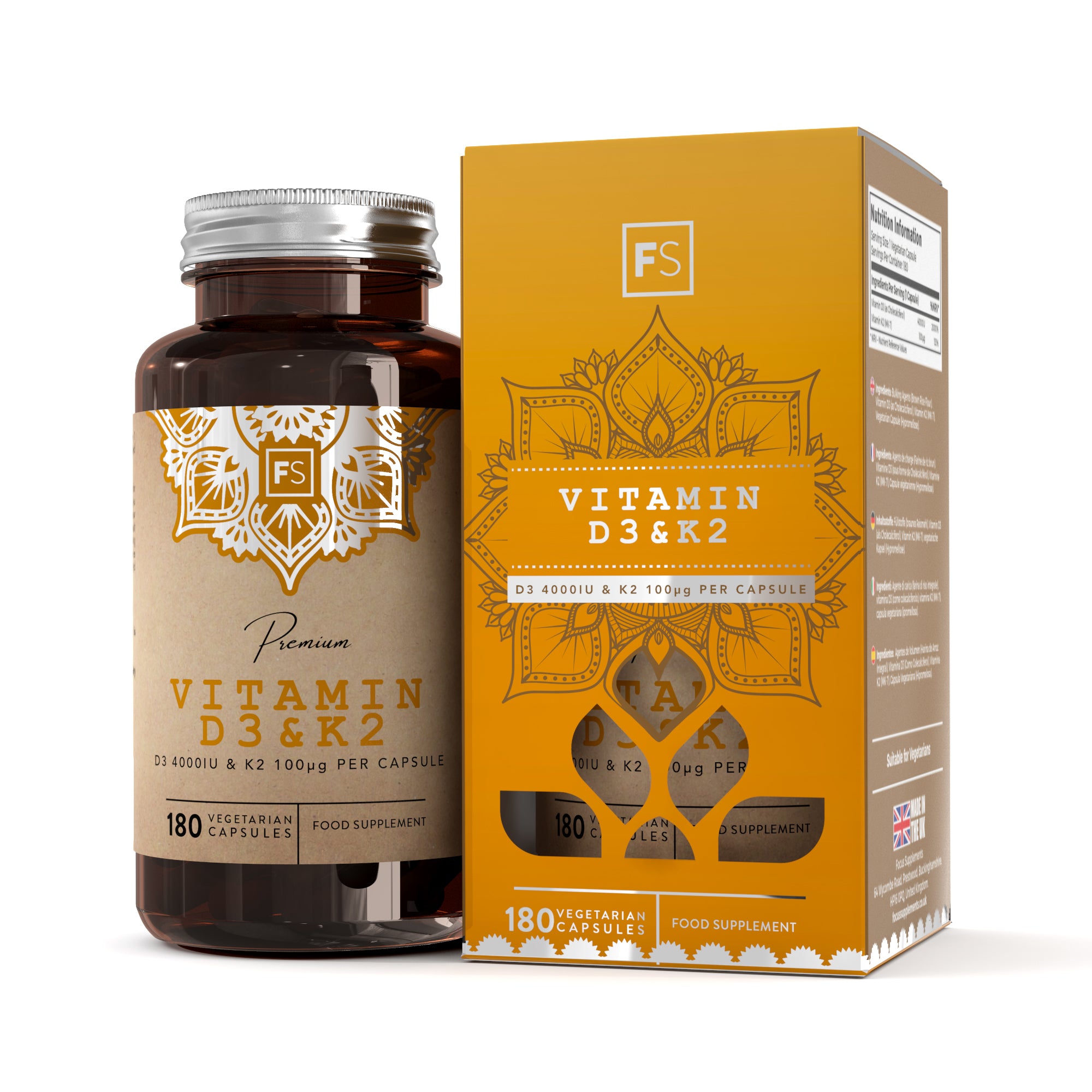 Vitamin D3 & K2