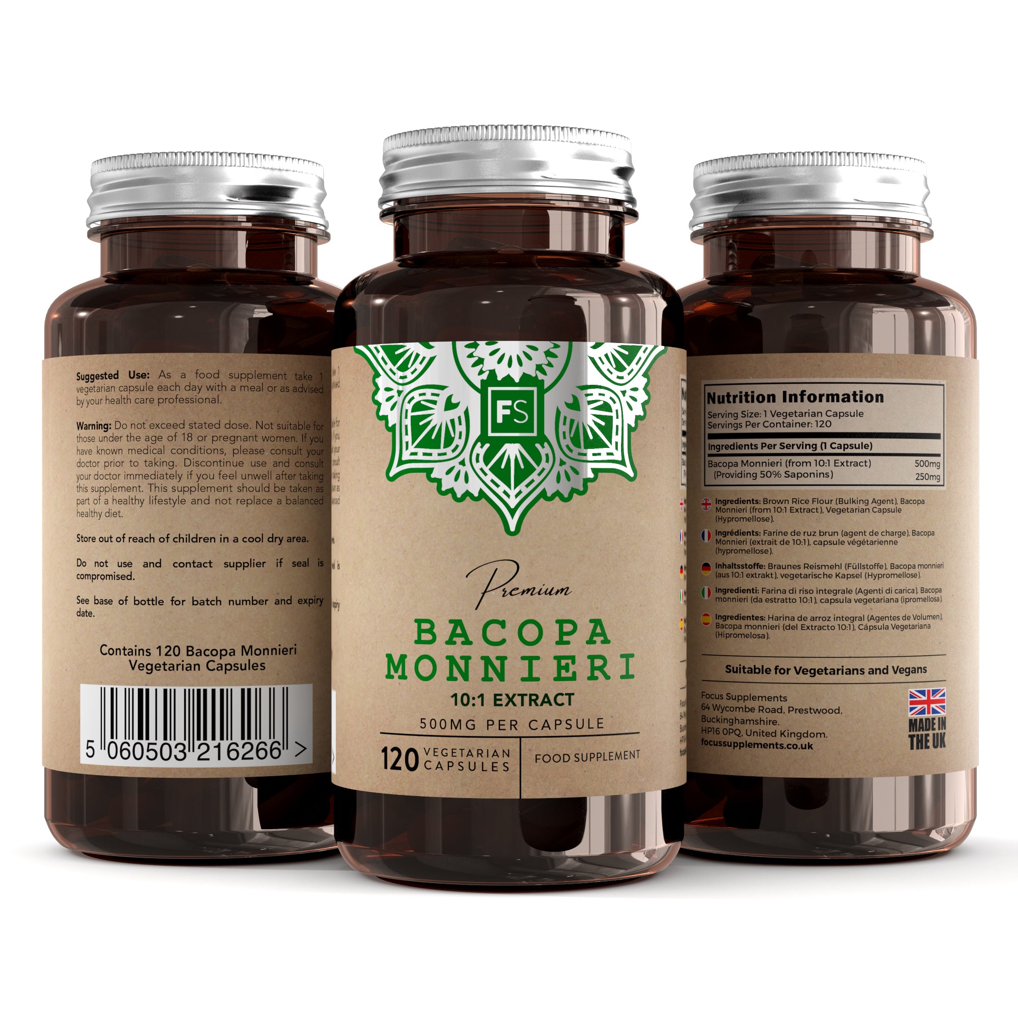Bacopa Monnieri 10:1 Extract
