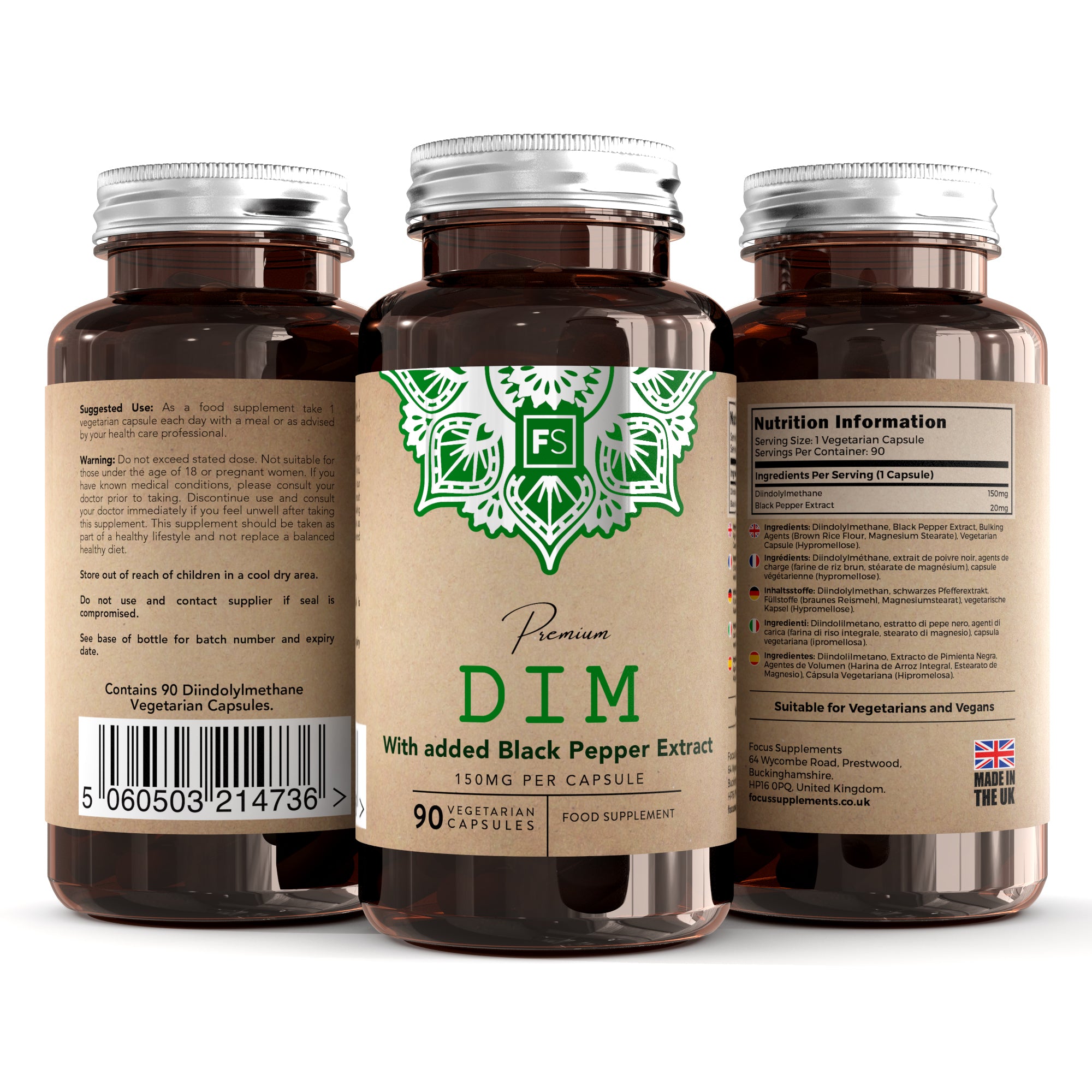 DIM (Diindolylmethane with Black Pepper Extract)