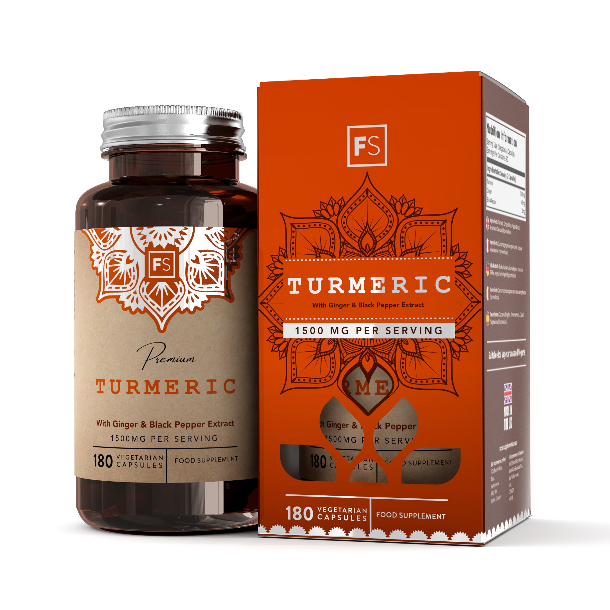 Turmeric, Ginger & Black Pepper Extract
