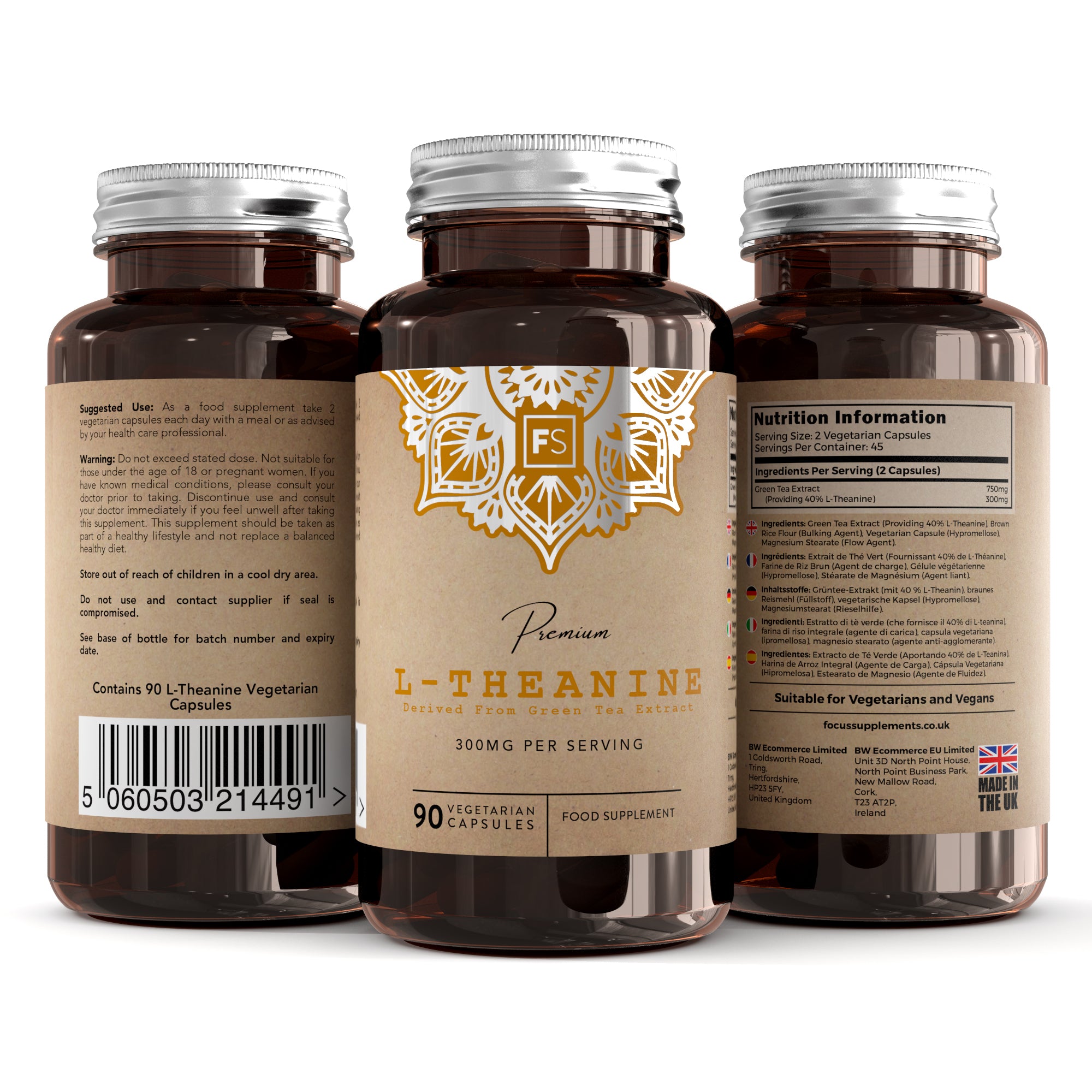L-Theanine (From Green Tea Extract)