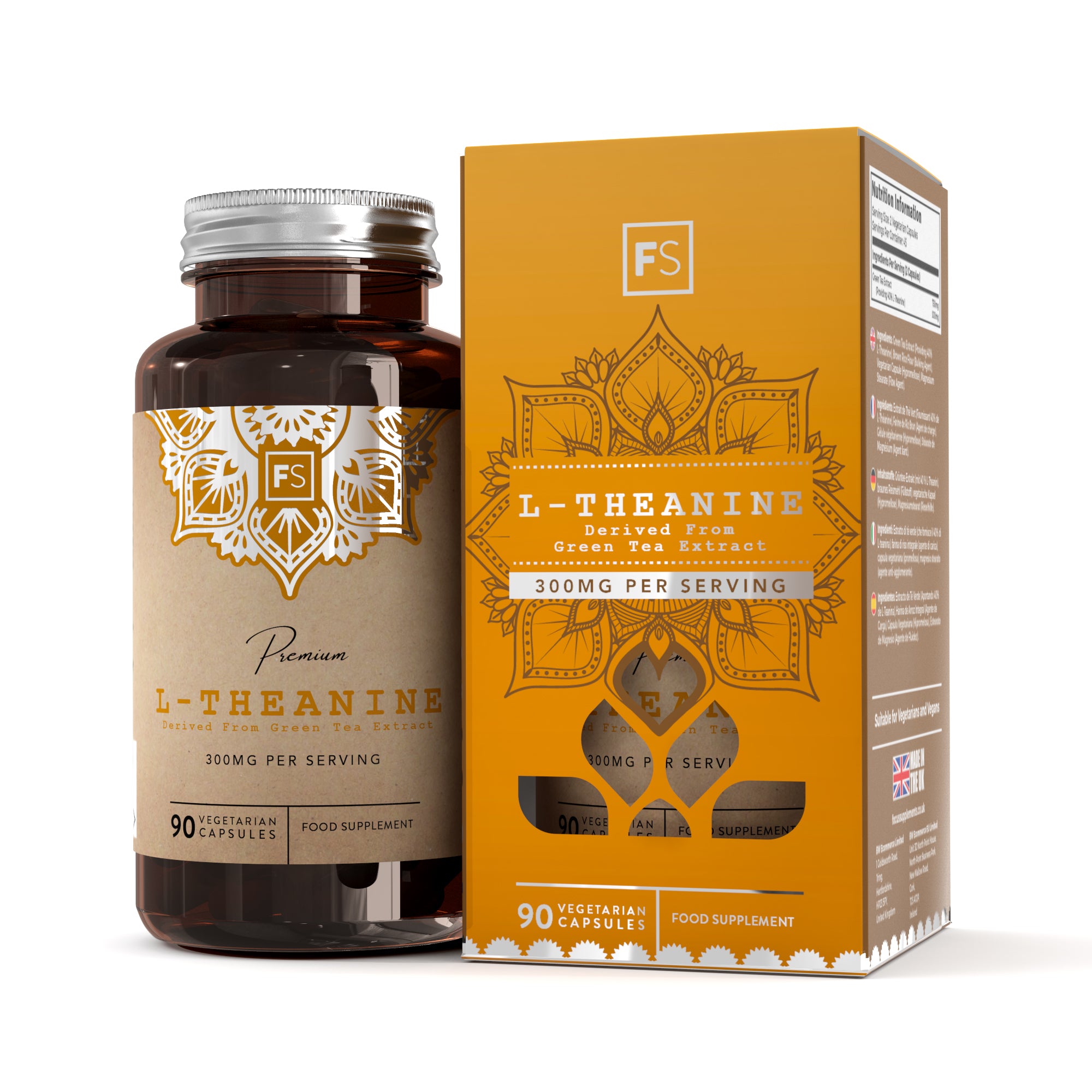 L-Theanine (From Green Tea Extract)